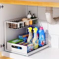 UINOFLE Dual-Tier Slide-Out Organizer