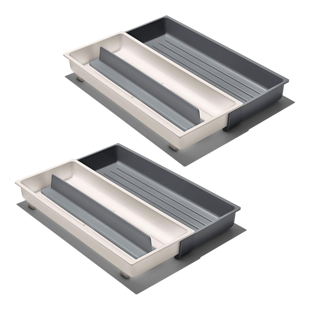 OXO Good Grips Expandable Utensil Drawer Organizer Twin Pack