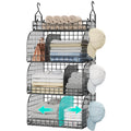 ClosetPro 4-Tier Hanging Organizer with Dividers